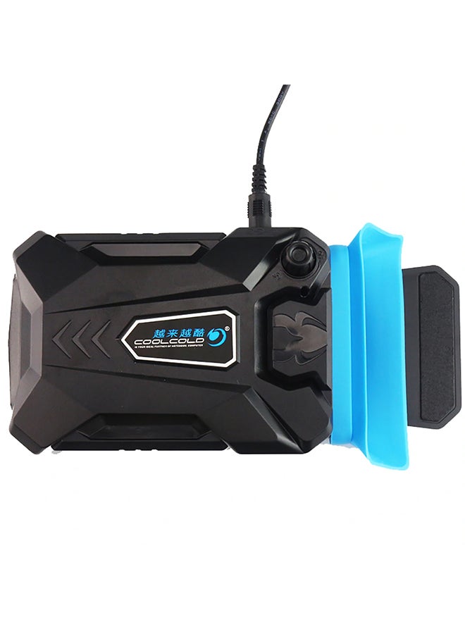 Portable Laptop Cooler Black/Blue - Image 5