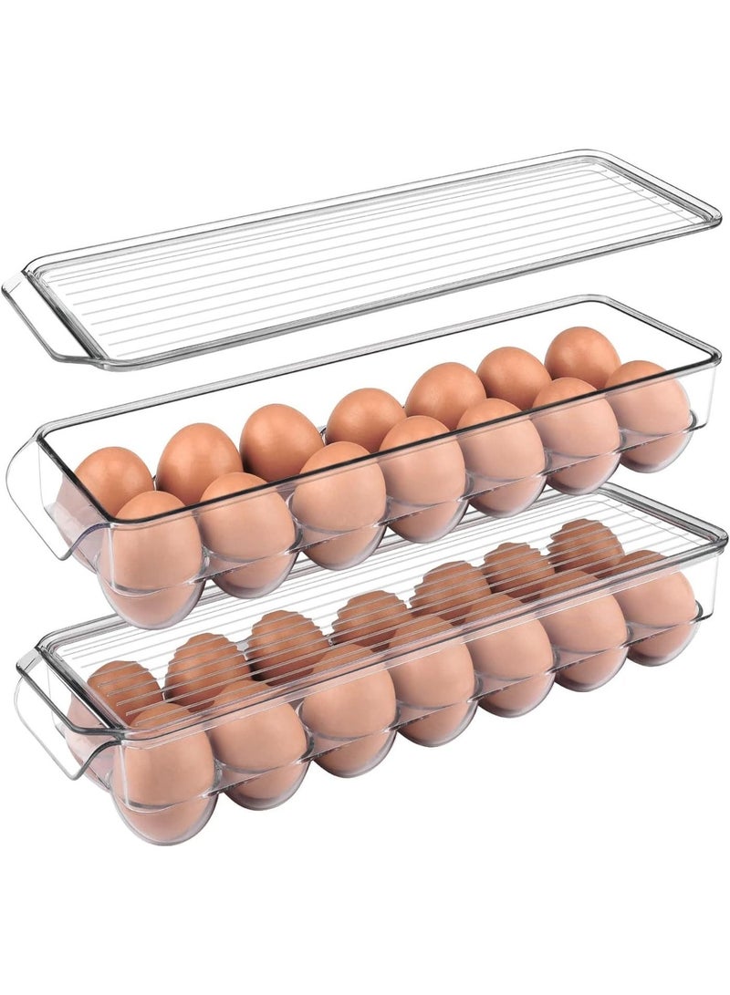 حامل بيض بلاستيكي واضح خالي من BPA ، 14 بيض ، حزمة من 2 - Image 1