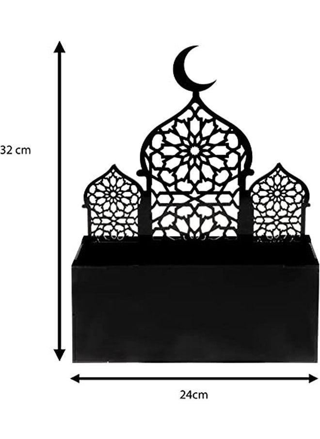 Lamsit Ibdaa - LAMSIT IBDAA Ramadan Acrylic Box – Display Stand – Ramadan Décor - Gift for Dates, Chocolate, Collectibles, Jewelries – Islamic Design - Image 1