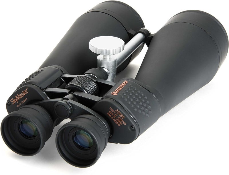 Celestron منظار سيلسترون سكاي ماستر 20x80 – مناظير عالية القوة لرصد الفلك والمشاهدة عن بُعد – فتحة كبيرة مع منشورات BaK-4 – يتضمن محول ثلاثي القوائم وحقيبة حمل - Image 2
