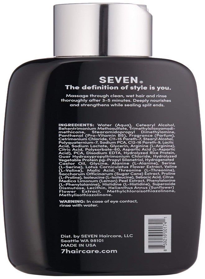 SEVEN Haircare KENTE BOND Conditioner for Split Ends + Damaged Hair, Sulfate Free, Cruelty Free with Amino Acid Complex, Guar Gum & Pro Vitamin B5 for Men & Women, Made in USA, 10 oz - Image 2