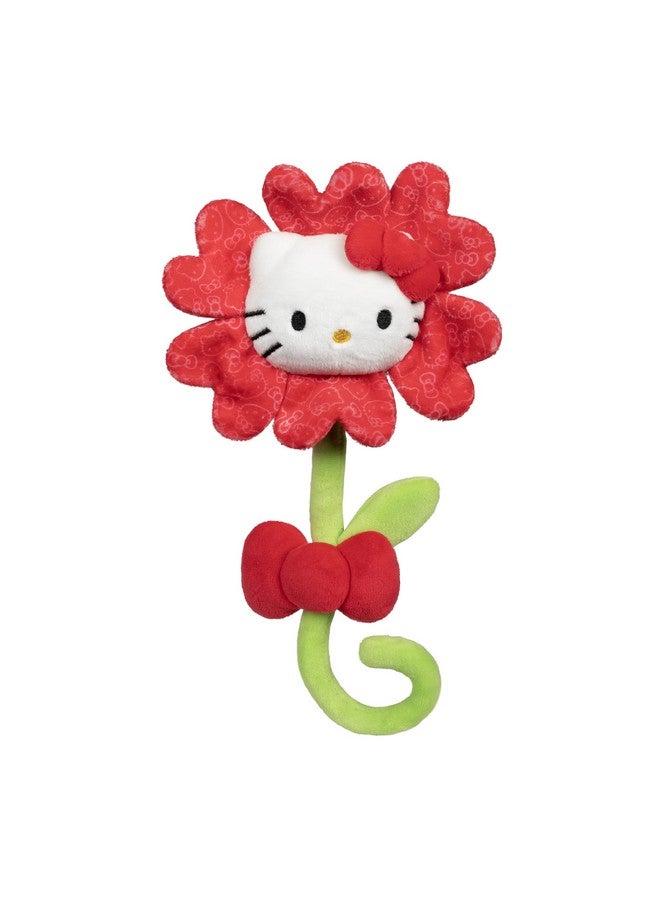 Hello Kitty Hello Kitty and Friends 14-inch Hello Kitty Red Plush Special Occasion Flower with Bendable Stem - Giftable Packaging - Officially Licensed - Ages 6+  - Image 1