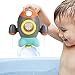 Elovien Baby Bath Toys Space Rocket Shape Bathtub Toys for Toddlers Spray Water Toys w Rotating Fountain Bathroom Shower Toys for Infants Aged 18 Months 2 3 4 5 Years Old Kids Girls Boys - Image 3