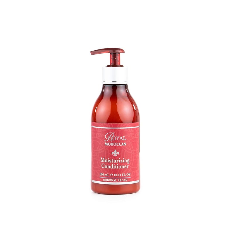 Royal Moroccan Moisturizing Conditioner Hair Products - Moisturizing Conditioner For Dry and Colored Hair 300 ml 10.14 fl.oz, Base of Moroccan Argan oil, For color – Treated Hair, Frizzy Hair.