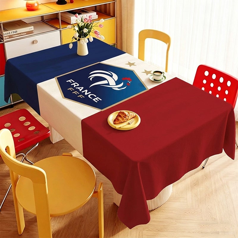 World Cup Themed Flag Tablecloth - Party Decorations for Restaurants & Gatherings