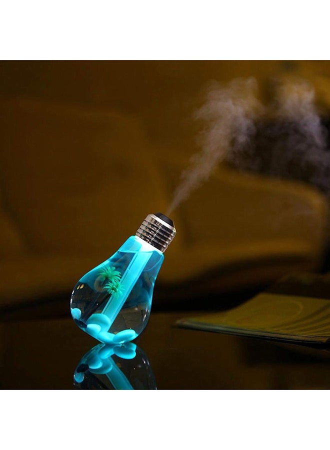 Gulfdealz Mini Bulb Shaped Humidifier With USB And LED Light Silver/Clear - Image 4