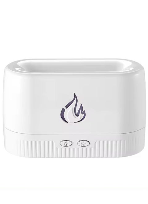 Fireplace Air Aroma Essential Oil Diffuser  Flame Diffuser White