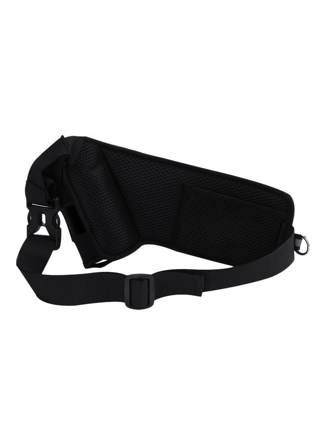 NIBEMINENT Reflective Running Belt Outdoor Sports Hydration Waist Pack with Water Bottle Holder for Men Women Fanny Bag Pouch 26*1.5*13cm - Image 2