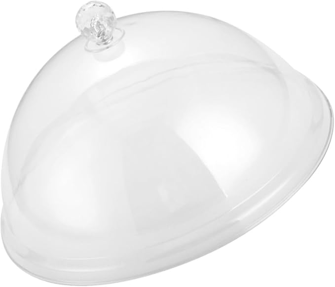Transparent Round Food Cover Keeps Fruits Dishes Fresh Clean 21 5X21 5X12CM - Image 1