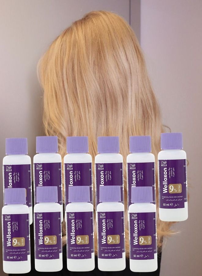 Wella - 11 PIECES Welloxon Herbal Blonde Color 9% 60ml