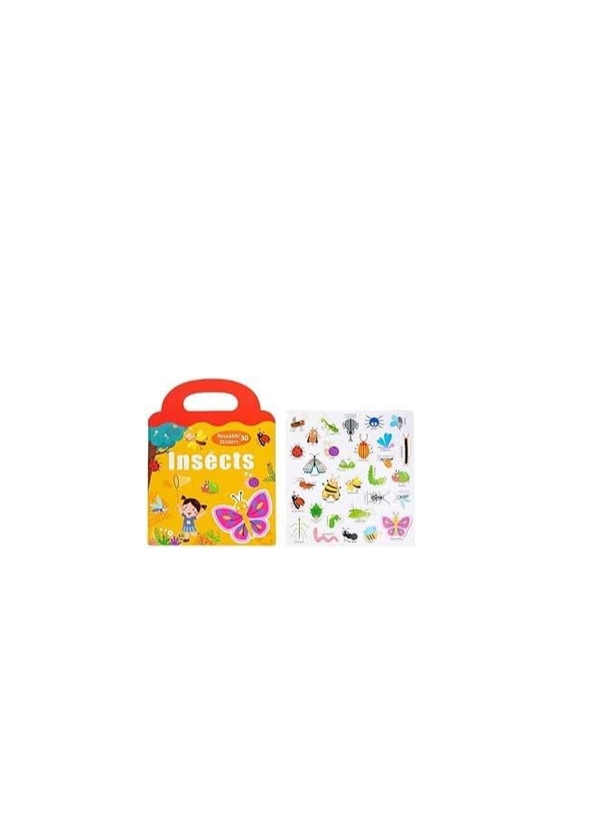 Insects Educational Playset, Carrying Case, 48 Insect Figurines and Illustrations  - Image 2