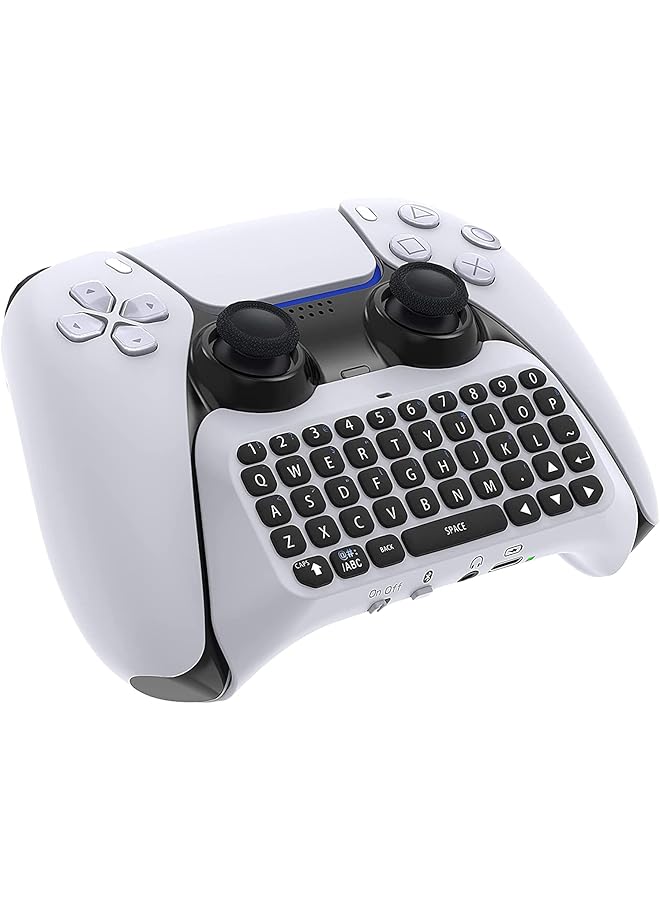 KASTWAVE Wireless Keyboard For Ps5 Controller Bluetooth 3.0 Mini Chatpad Message Game Keyboard Keypad Built In Speaker With 3.5Mm Audio Jack For Messaging And Gaming Live Chat - Image 1