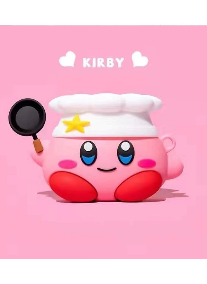 Generic - For Bluetooth Headset Air Pods Pro 2 Generation Protective Case Kirby Protective Case Silicone Drop Resistant Waterproof Case - Image 1