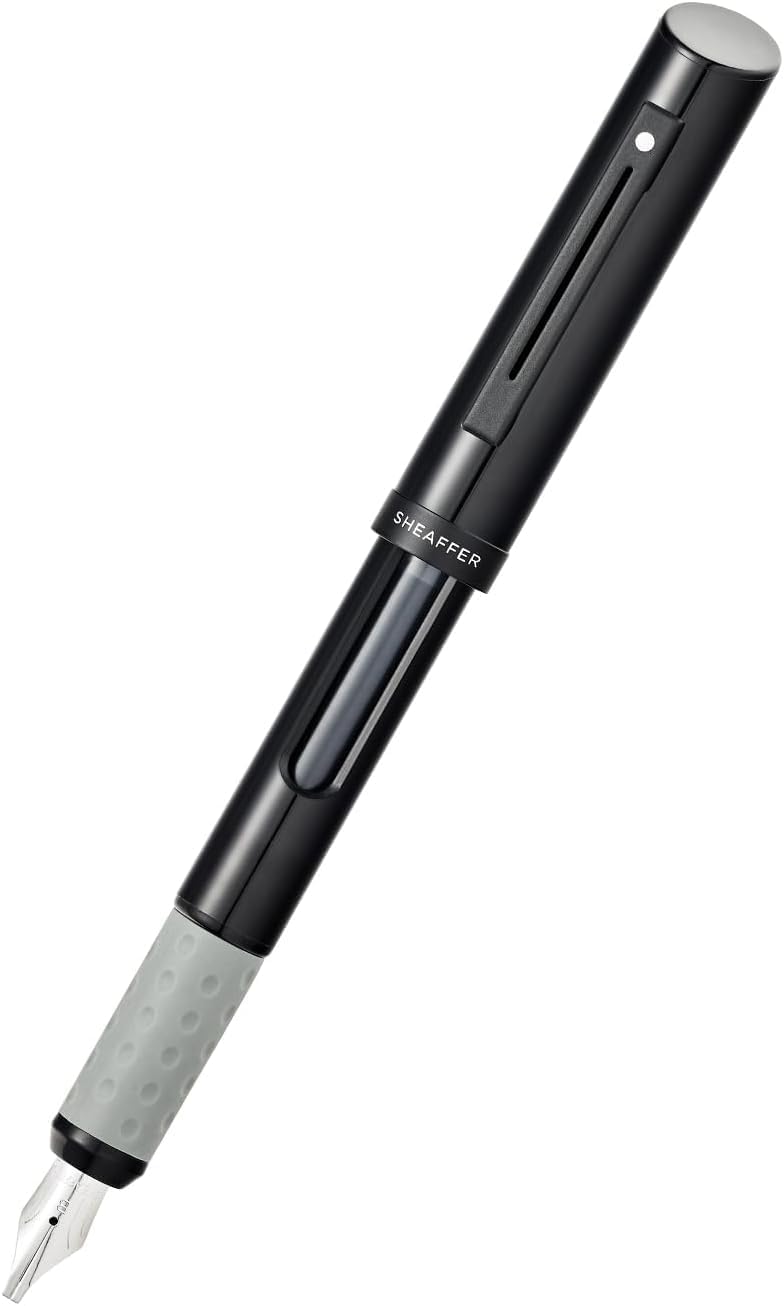 SHEAFFER قلم شيفر الأسود للخط العربي مع رأس متوسط وتفاصيل سوداء - Image 4