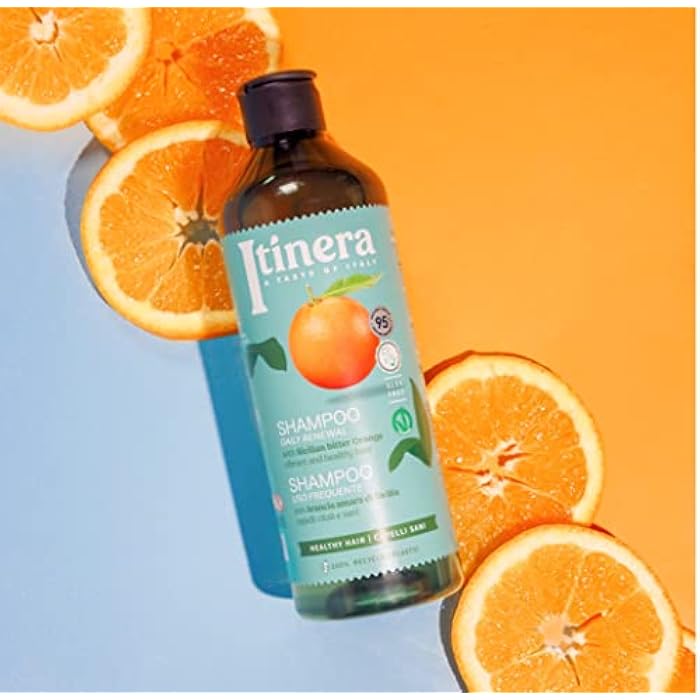 ITÍNERA Itinera Daily Renewal Shampoo with Sicilian Bitter Orange (12.51 fl oz) - for Vibrant and Healthy Hair - Vegan Friendly - 95% Natural Origin Ingredients - Image 5