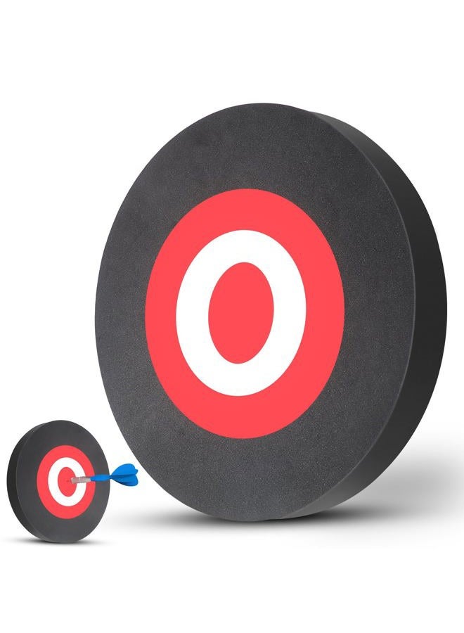 Sumind 1 Piece Round EVA Foam Arrow Target Portable Archery Arrow Target Moving Hunting Practice Accessories for Outdoor (Black) - Image 1