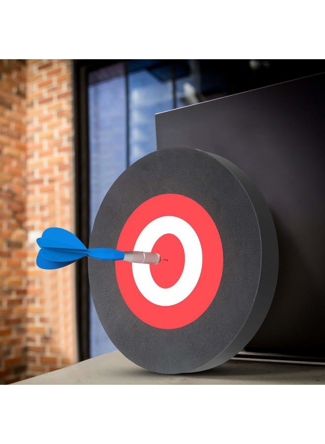 Sumind 1 Piece Round EVA Foam Arrow Target Portable Archery Arrow Target Moving Hunting Practice Accessories for Outdoor (Black) - Image 3