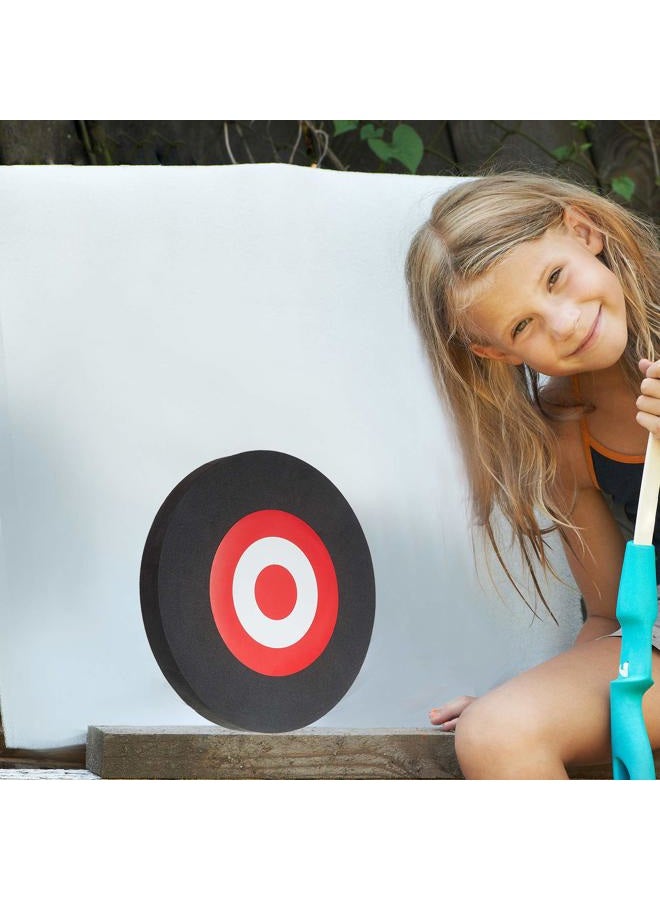 Sumind 1 Piece Round EVA Foam Arrow Target Portable Archery Arrow Target Moving Hunting Practice Accessories for Outdoor (Black) - Image 5