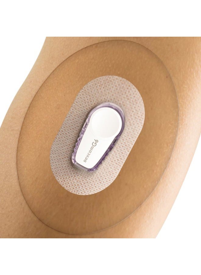 FixiC – Adhesive Patches for G6 – 25 Pack Premium Waterproof Adhesive Patches – Pre-Cut Back Paper – Adhesive Patch for G6 – Long Fixation! (Transparent) - Image 1