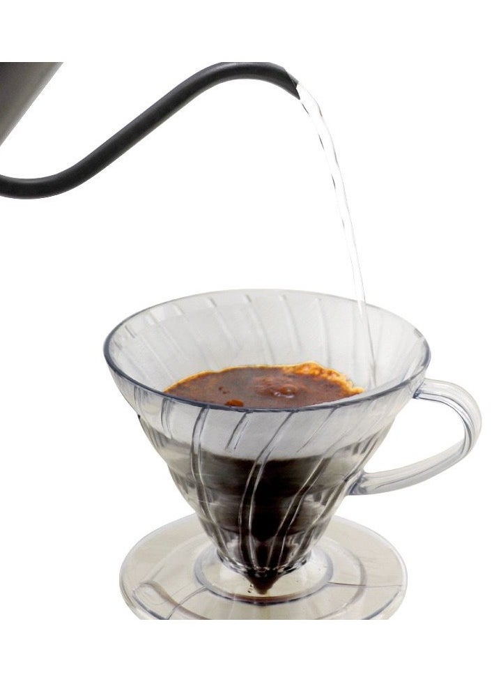 ماركة غير محددة قمع ترشيح وتقطير الة القهوة المختصة وعاء فلتر جهاز تقطير بطريقة V60 مقاس 02  - Image 2