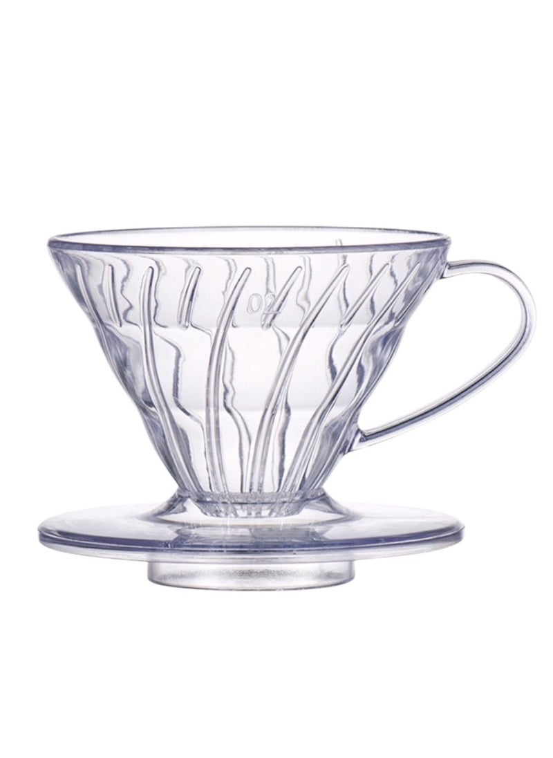ماركة غير محددة قمع ترشيح وتقطير الة القهوة المختصة وعاء فلتر جهاز تقطير بطريقة V60 مقاس 02  - Image 1