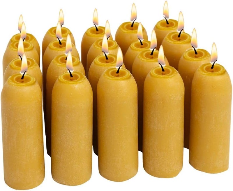 UCO 12-Hour Natural Beeswax Long-Burning Candles for Candle Lanterns and Emergency Preparedness, Made in USA - Image 2