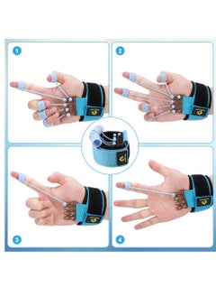 KASTWAVE Finger Exerciser, Finger Strengthener Adjustable Finger Exerciser and Finger Stretcher, Hand Yoga Equipment Grip Trainer for Hand Therapy, Rock Climbing - Relieve Arthritis, Carpal Tunnel Pain (40LB)  - Image 4