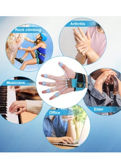 KASTWAVE Finger Exerciser, Finger Strengthener Adjustable Finger Exerciser and Finger Stretcher, Hand Yoga Equipment Grip Trainer for Hand Therapy, Rock Climbing - Relieve Arthritis, Carpal Tunnel Pain (40LB)  - Image 5