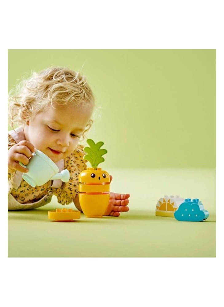LEGOÂ® - LEGO 10981 DUPLO My First Growing Carrot, Stacking Toys for Babies 1.5+ Years Old with 4 Vegetable Bricks, Learning Educational Toy for Toddlers - Image 1