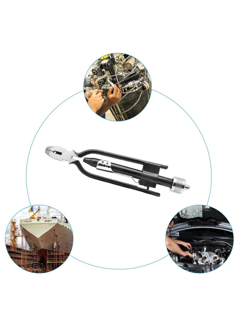 SYOSI 6 Inch Safety Wire Twist Pliers, Aircraft Grade Tool for Aviation & Auto Industry, Reversible, High-Carbon Steel, Multi-Function, Auto Lock Fuse Pliers for Baling Tie  - Image 4