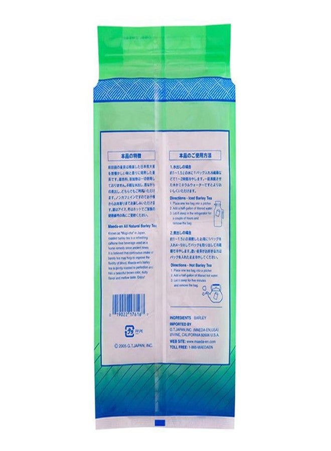 MAEDA-EN Mugi-cha Barley Tea 32 Tea Bags Caffeine Free Japanese Origin Individually Wrapped Teabag 17616 1pk - Image 2
