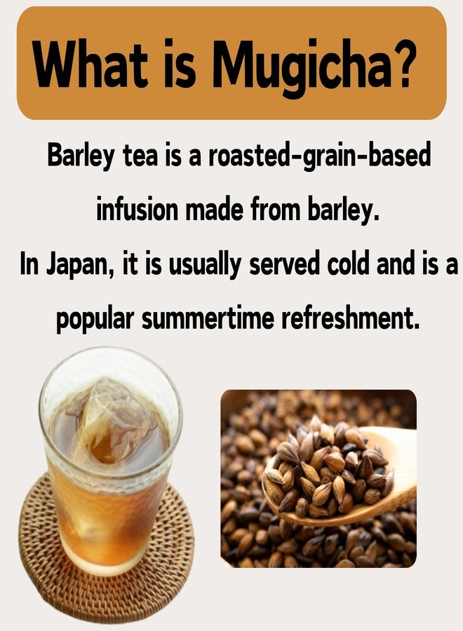 MAEDA-EN Mugi-cha Barley Tea 32 Tea Bags Caffeine Free Japanese Origin Individually Wrapped Teabag 17616 1pk - Image 3