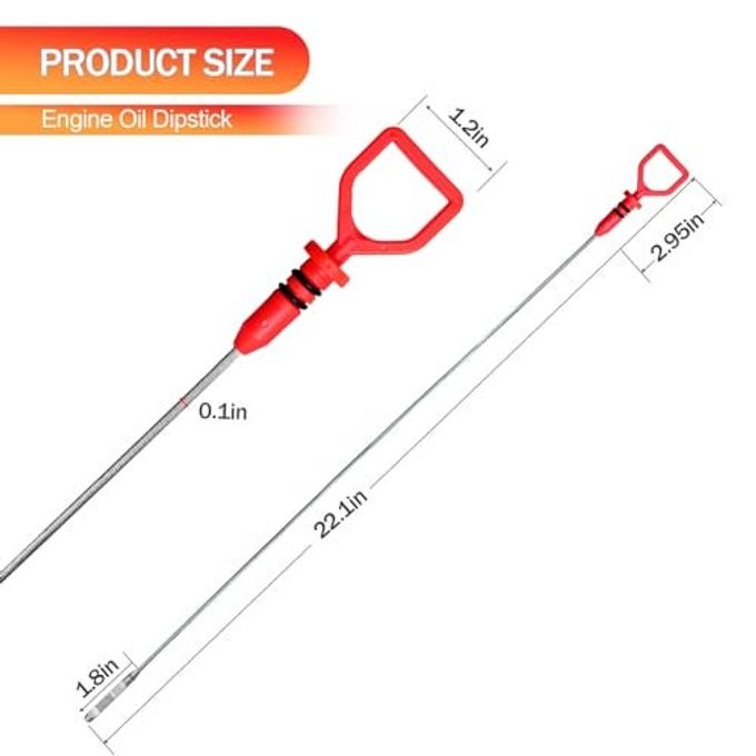 VerRich Engine Oil Level Dipstick Indicator Fit for Honda Accord Crosstour Odyssey Pilot Ridgeline, Acura RDX MDX RL TL TSX ZDX, Replacement OEM 15650RCAA02 - Image 2