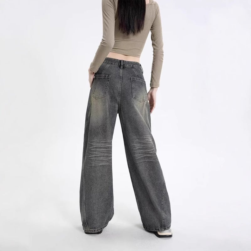 Unisex Classic Denim Jeans Loose Fit Daily Outdoor Wear - Image 4