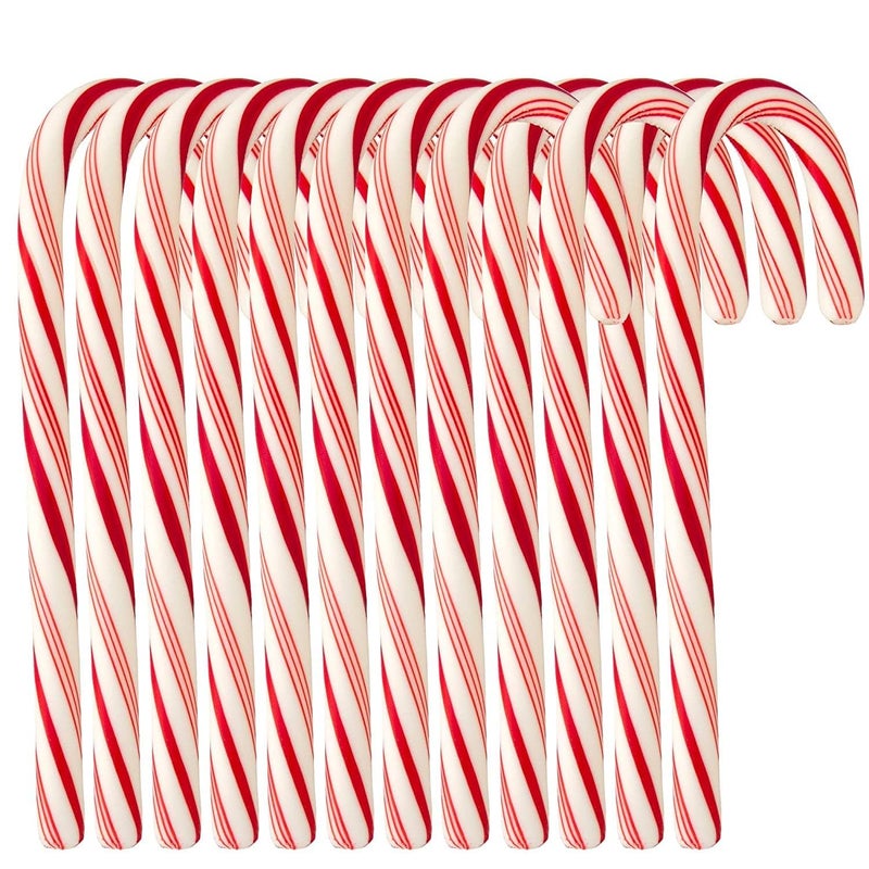 MUCHAI INNOVATIONS Candy Canes Peppermint Flavored 120 Pieces Individually Wrapped Red & White - Holiday Edible Regular Size Bulk Pack Candy Cane - Image 3