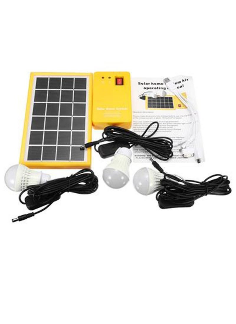 Generic 3W Portable Solar Power Generation Kit – Eco-Friendly Solar Charger for Household Use, Ideal for Camping, Emergency Backup, and Outdoor Activities  - Image 3