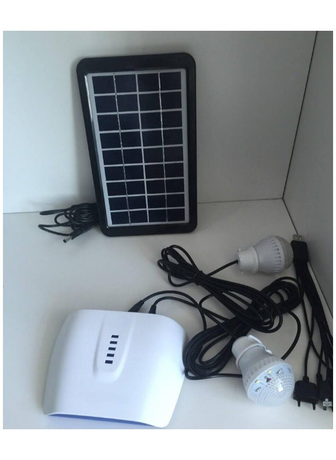 Generic 3W Portable Solar Power Generation Kit – Eco-Friendly Solar Charger for Household Use, Ideal for Camping, Emergency Backup, and Outdoor Activities  - Image 4