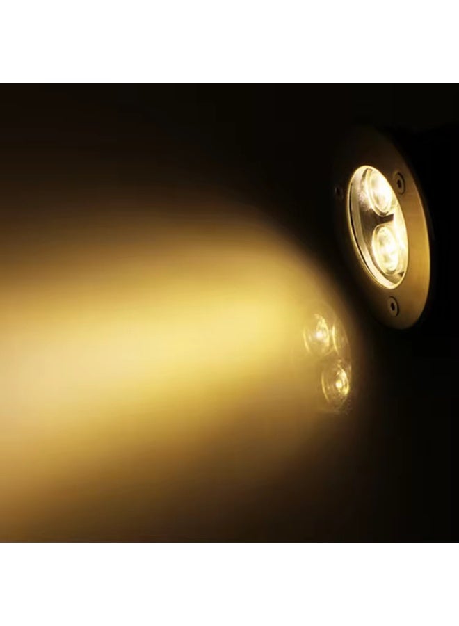 NERFA LED In-Ground Light 6W, 8cm, Warm Yellow 3000K, Waterproof IP65 - Image 5
