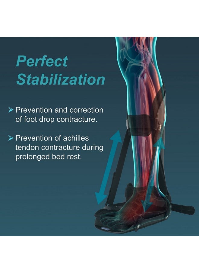 Tynor - Tynor PF Night Splint Derotation | for Plantar Fasciitis, Foot Pain Relief & Support | Adjustable Heel & Arch Support for Men & Women | Pack of 1 (Black, Medium) - Image 1