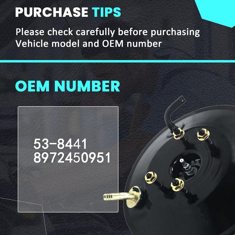 PartsFlow Power Brake Booster for Chevrolet, GMC, and Isuzu Vehicles - Image 4