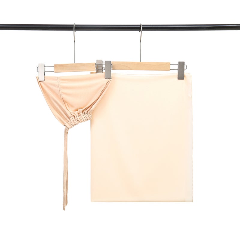New Selling Chiffon Wrap Headscarf Drawstring Strap Hat Combination Suit Scarf Hat Combination - Image 4