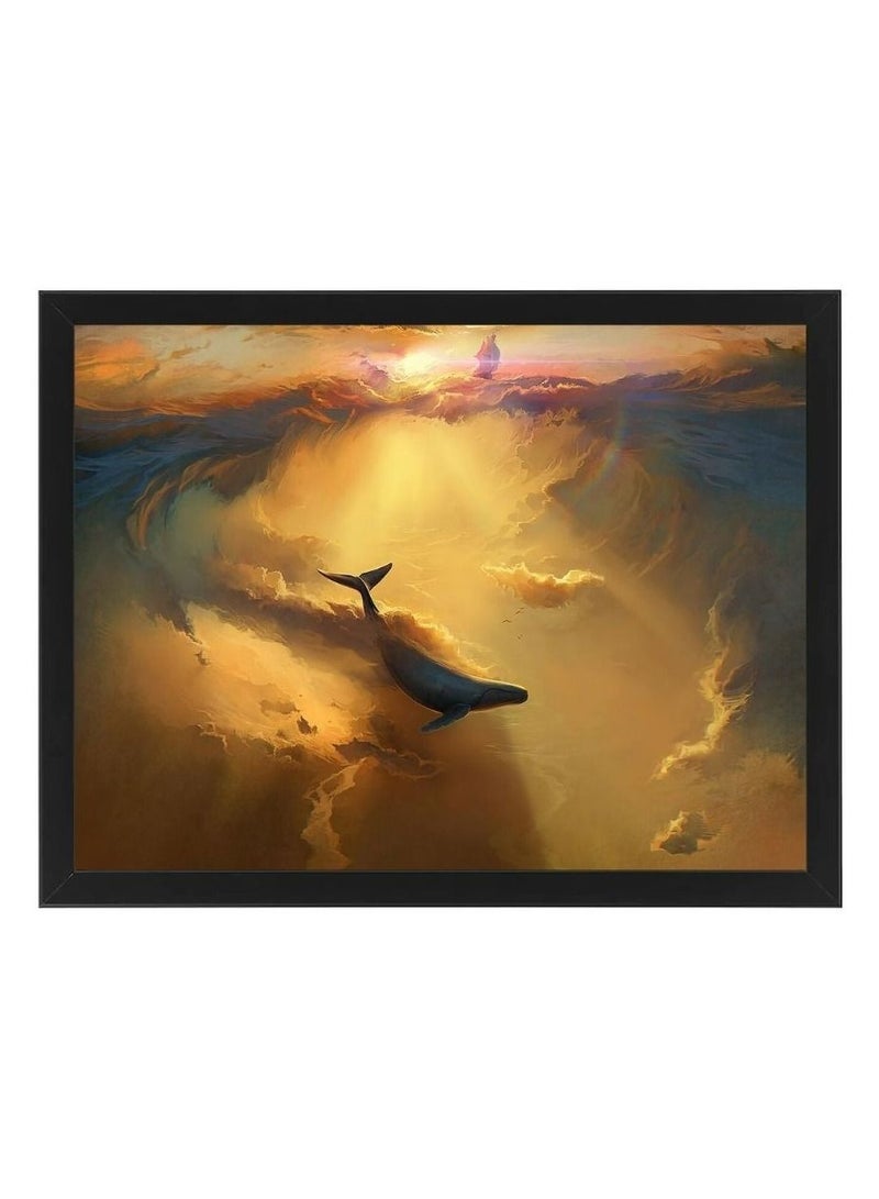 RKN إطار ملصق فن الجدار الرقمي أحلام لا نهائية 30X40 سم - Image 2