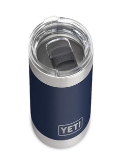 YETI Rambler 10 Oz Lowball, Vacuum Insulated, Stainless Steel With Magslider Lid, Navy  - Image 1