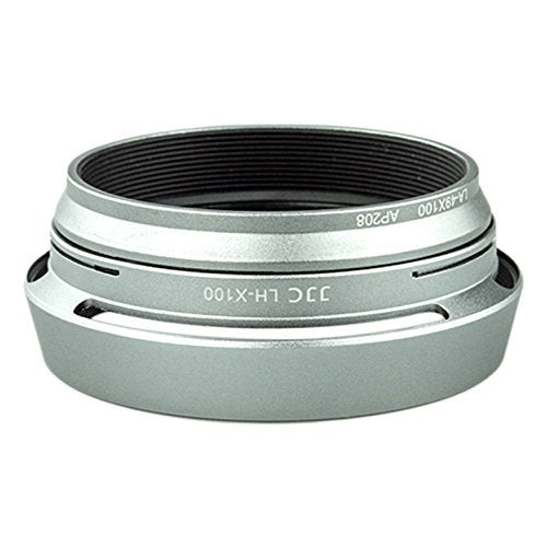 JJC LHJX100 Silver Metal Lens Hood Adapter Ring for Fujifilm X100 X100S X100T Replace ARX100 - Image 3