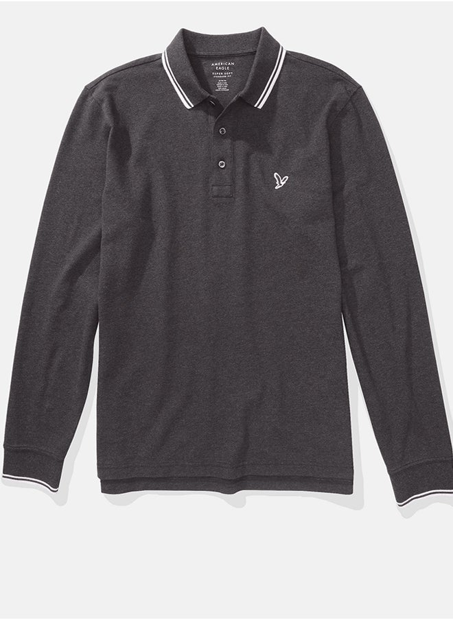American Eagle Logo Polo T-Shirt  - Image 4