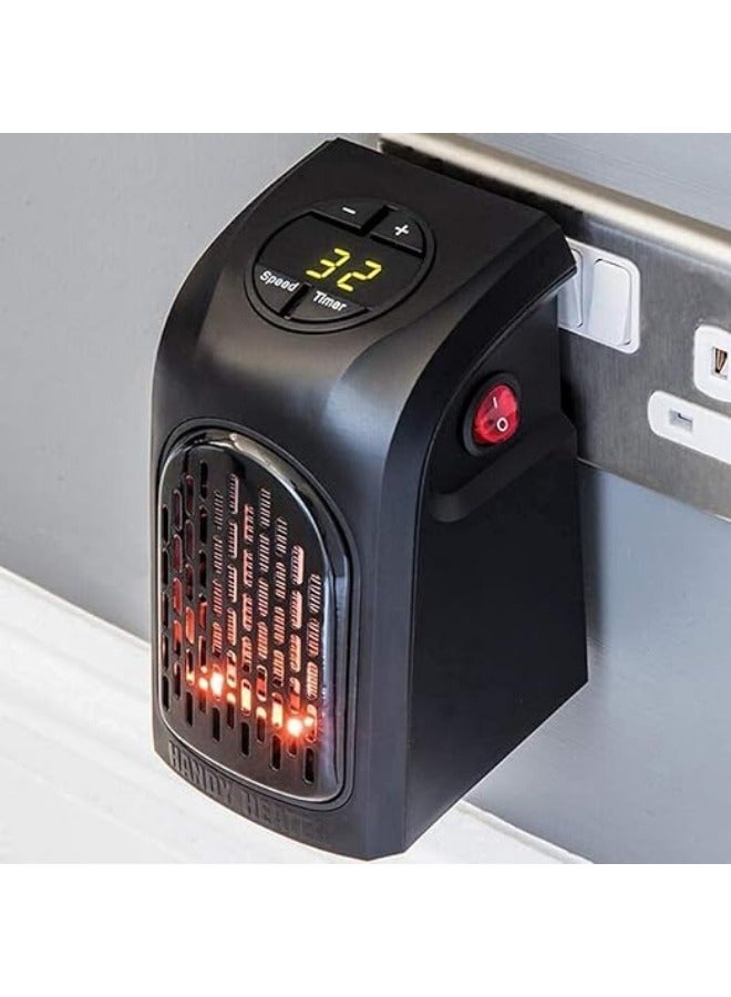 Handy سخان كهربائي محمول: سخان كهربائي ثلاثي السرعات، تسخين سريع، جودة ممتازة، تشغيل صامت - Image 2