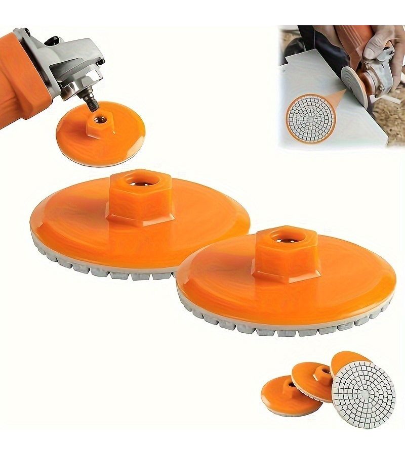 1 Piece 3 Inch Stone Grinding And Polishing Discs For Glass Tile - Image 1