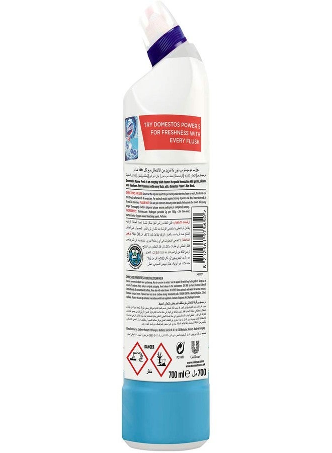 Domestos Power Fresh Ocean Fresh Toilet Cleaner 700 Ml - Image 2