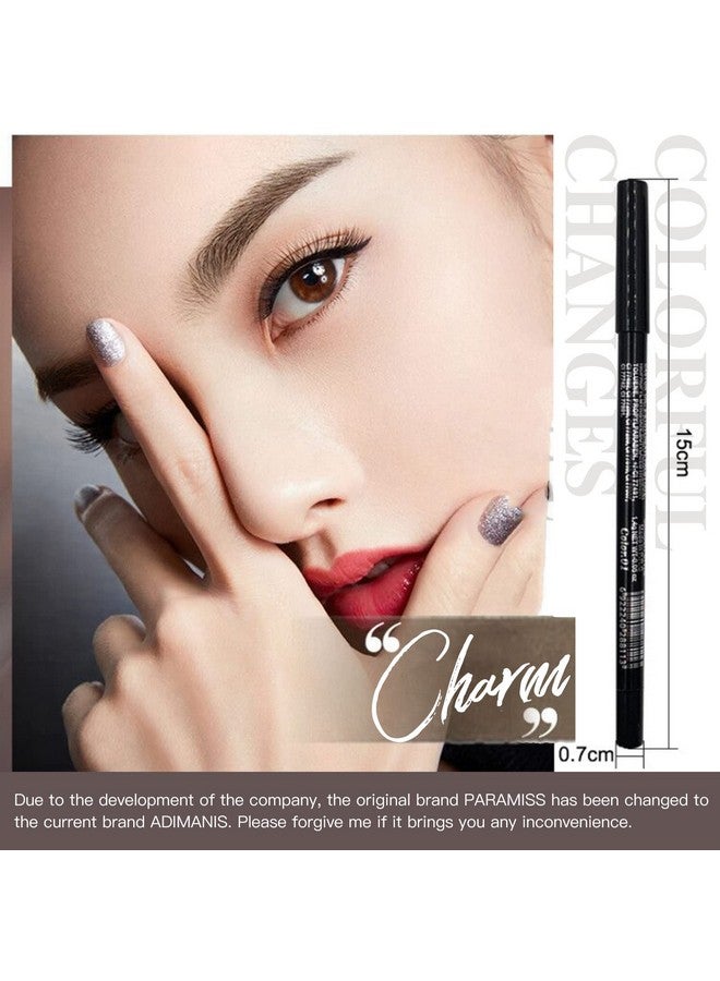 ADIMANIS ADIMANIS 15 Colored Eyeliners Pen Set, Colour Eyeliner Pencils Pearl Eyeliner Kit Glitter Eye Liners for Women, Eye Shadow Pencil, Lip Liner, Professional Eye Makeup Set with Halloween Cosplay Makeup - Image 4