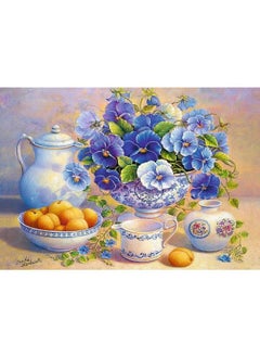 Trefl Red 1000 Piece Puzzle  Blue BouquetDdfa  - Image 3